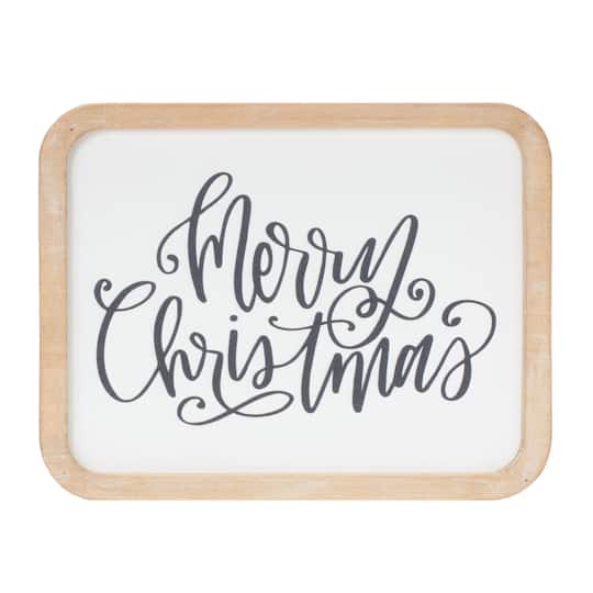 Jingle Merry Christmas Plaque Hanging Wall Décor Set